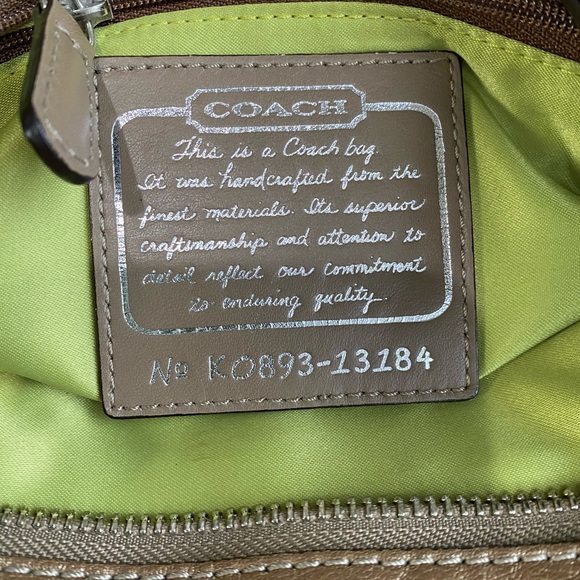 Coach Limited Edition XL North South Tote in Bronze Copper - Picture 14 of 15